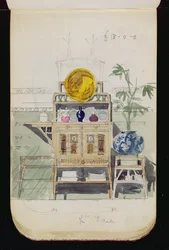 Conception pour un buffet, vers 1860-70